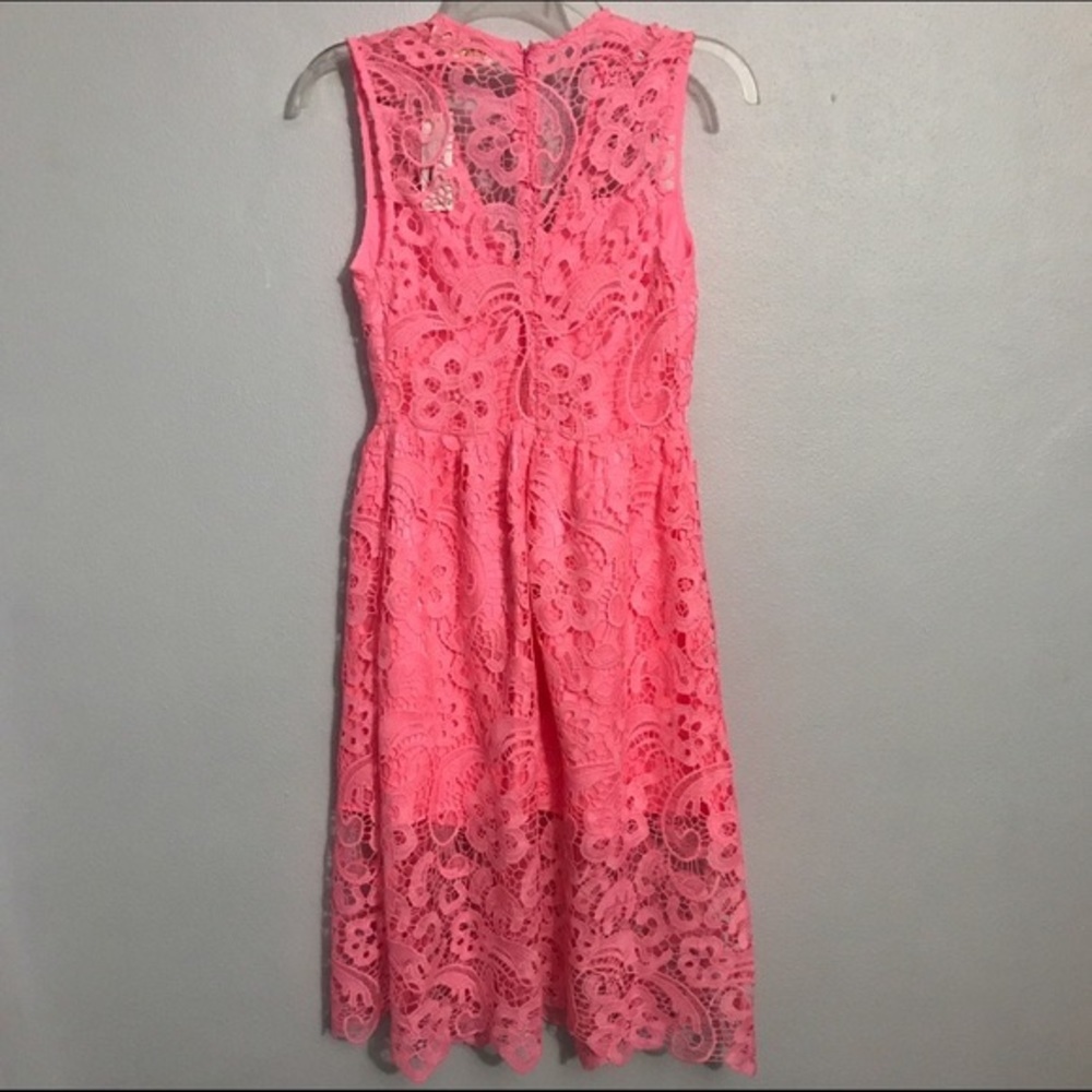 Kimberly pink Strap lace dress-NWT